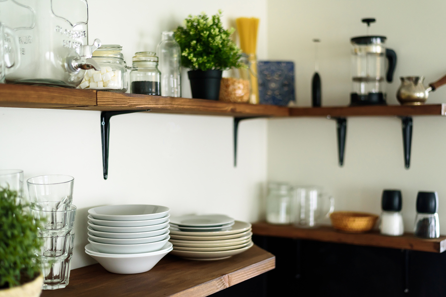 Think About These Factors Before Deciding on Open Shelving for Your Kitchen
