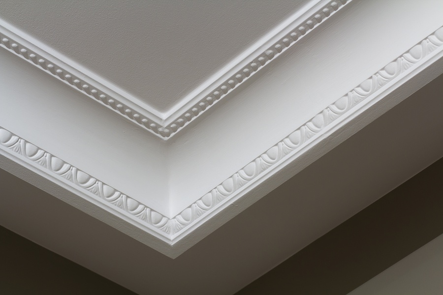 bigstock-Ornamental-White-Molding-Decor-235162954